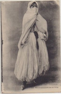 POSTAL DE AFRICA. ARGELIA. MAURESQUE. COSTUME DE VILLE Nº 359