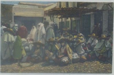 POSTAL DE MARRUECOS. TETUAN. VENDEDORAS MORAS
