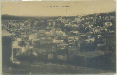 POSTAL DE MARRUECOS. TANGER. VU DE LA CASBAH