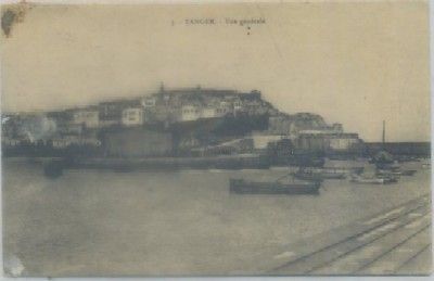 POSTAL DE MARRUECOS. TANGER. VUE GENERALE Nº 1