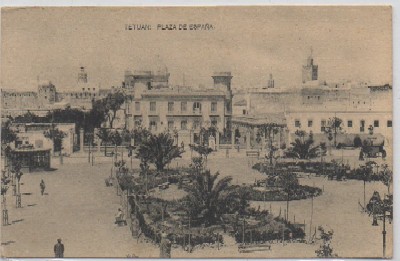 POSTAL DE MARRUECOS. TETUAN. PLAZA DE ESPAÑA