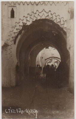 POSTAL DE MARRUECOS. TETUAN. CALLE FEZ