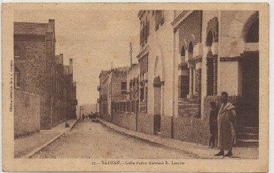 POSTAL DE MARRUECOS. TETUAN. CALLE PEDRO ANTONIO R. LARCON Nº 55