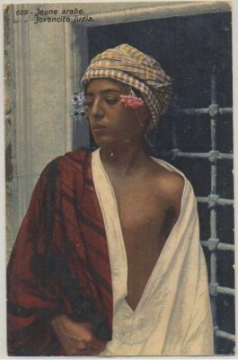 POSTAL DE MARRUECOS. JEUNE ARABE