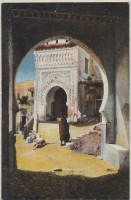 POSTAL DE MARRUECOS. TETUAN. ENTRANDO POR LA PUERTA