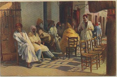 POSTAL DE MARRUECOS. ESCENA ARABE