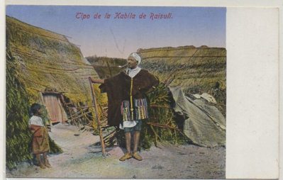 POSTAL DE MARRUECOS. TIPO DE LA KABILA DE RAISULI