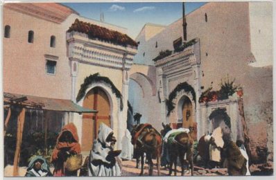POSTAL DE MARRUECOS. TETUAN. MEZQUITA DEL MULEY MOHAMEH