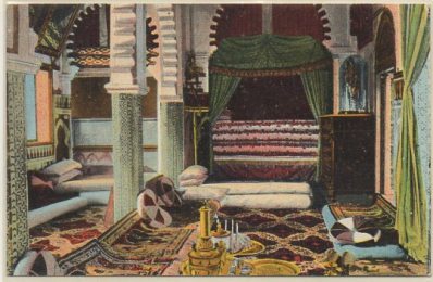 POSTAL DE MARRUECOS. TETUAN. INTERIOR DE UNA CASA MORA
