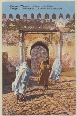 POSTAL DE MARRUECOS. TANGER. LA PUERTA DE LA ALCAZABA