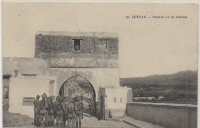 POSTAL DE MARRUECOS. TETUAN. PUERTA DE LA LUNETA Nº 18
