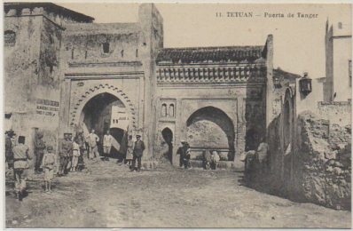 POSTAL DE MARRUECOS. TETUAN. PUERTA DE TANGER Nº 11
