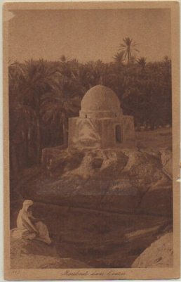 POSTAL DE MARRUECOS. MORABOUT DANS OASIS