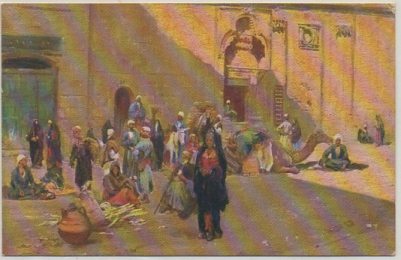 POSTAL DE EGIPTO. EL CAIRO. TYPES OF THE PEOPLE IN CAIRO