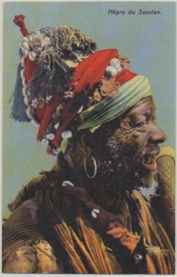 POSTAL DE SUDAN. NEGRO DU SOUDAN