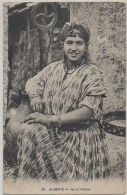 POSTAL DE ARGELIA. JEUNE KABYLE