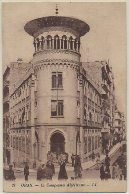 POSTAL DE ARGELIA. ORAN. LA COMPAGNIE ALGERIENNE