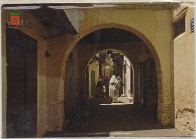 POSTAL DE MARRUECOS. TANGER. CALLE TENSIFF