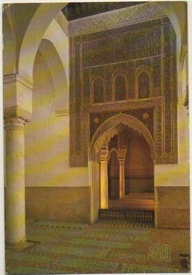 POSTAL DE MARRUECOS. MARRAKECH. LES TOMBEAUX SAADIENS. SIGLO XVl