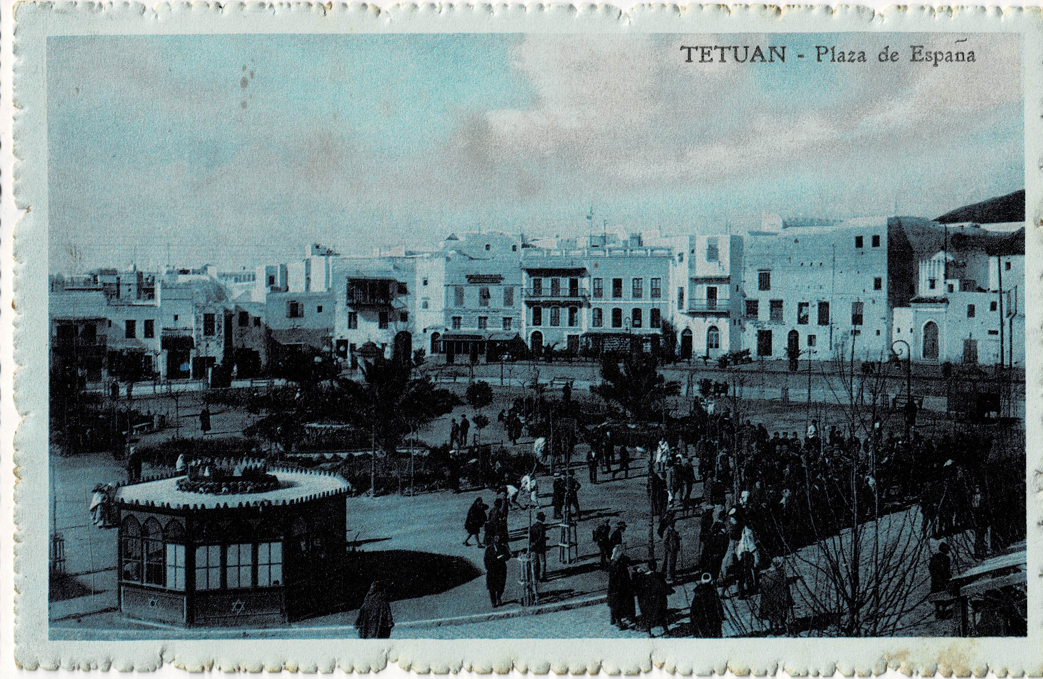 POSTAL DE TETUAN. PLAZA DE ESPAÑA
