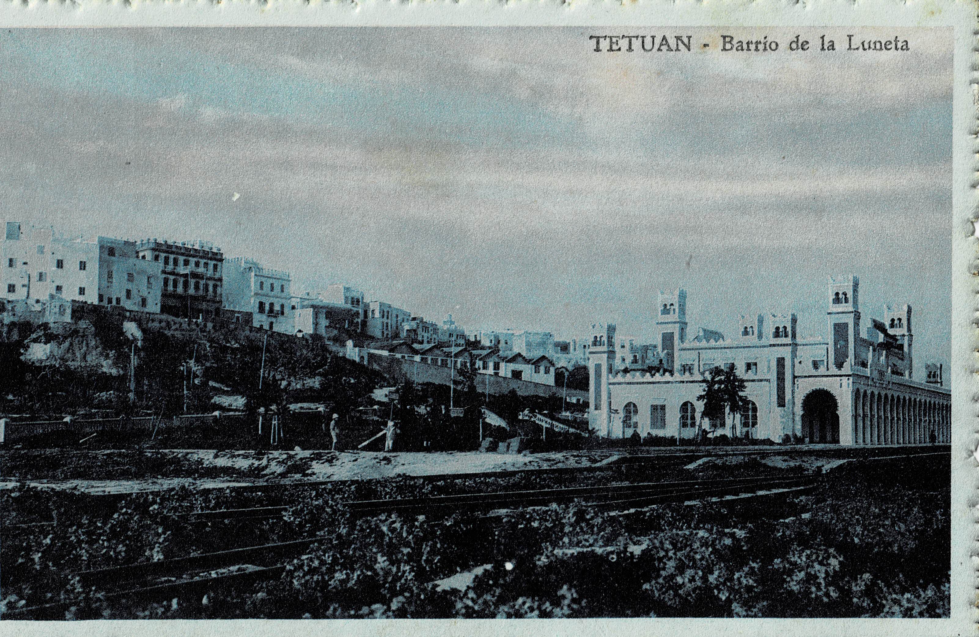 POSTAL DE TETUAN. BARRIO DE LA LUNETA