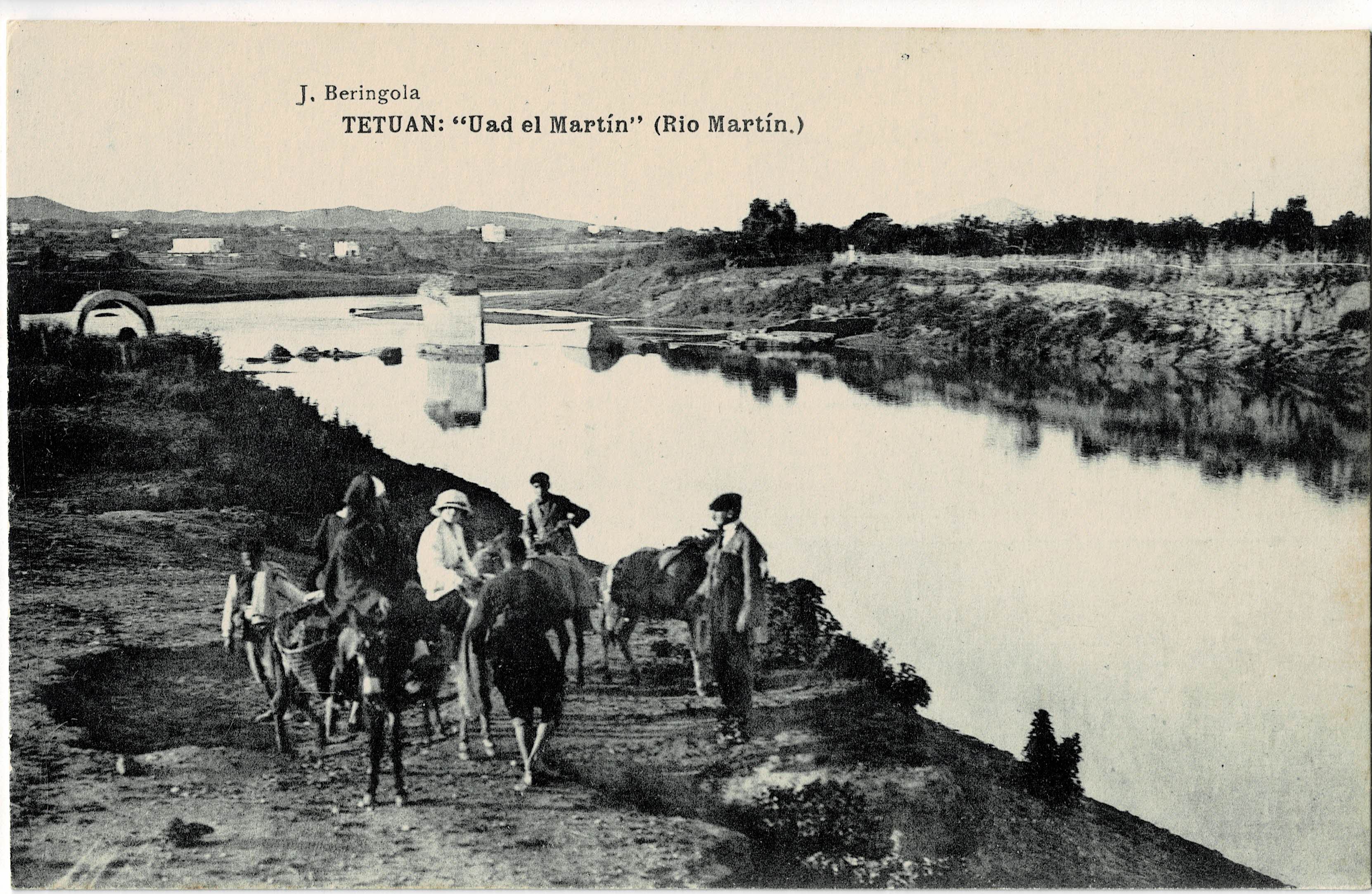 POSTAL DE TETUAN. UAD EL MARTIN (RIO MARTIN)