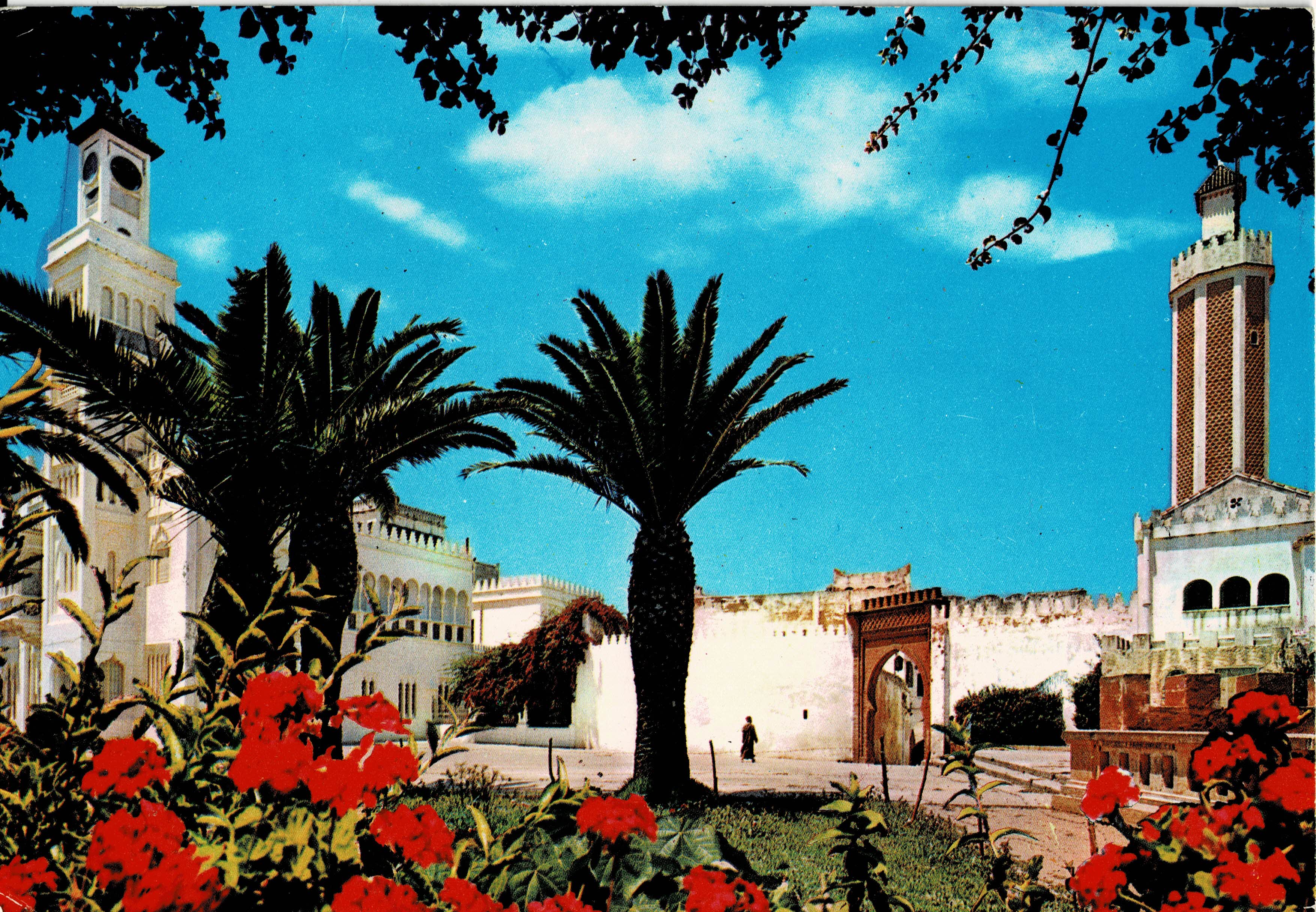 POSTAL DE MARRUECOS. DE LARACHE. PLAZA DEL MAJZEN