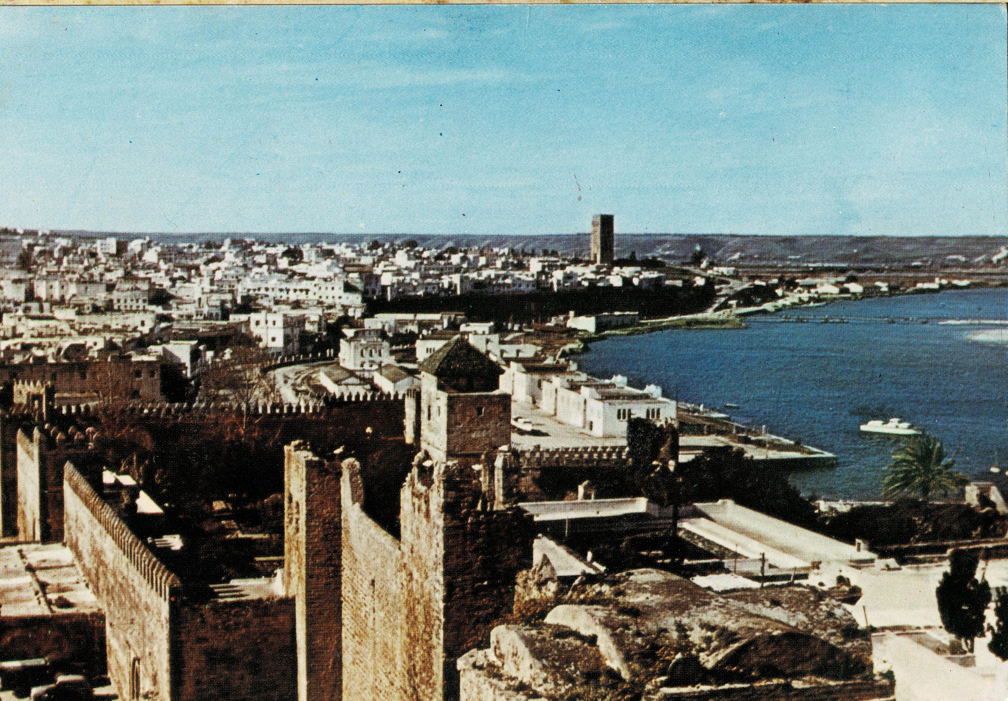 POSTAL DE MARRUECOS. RABAT VISTA GENERAL