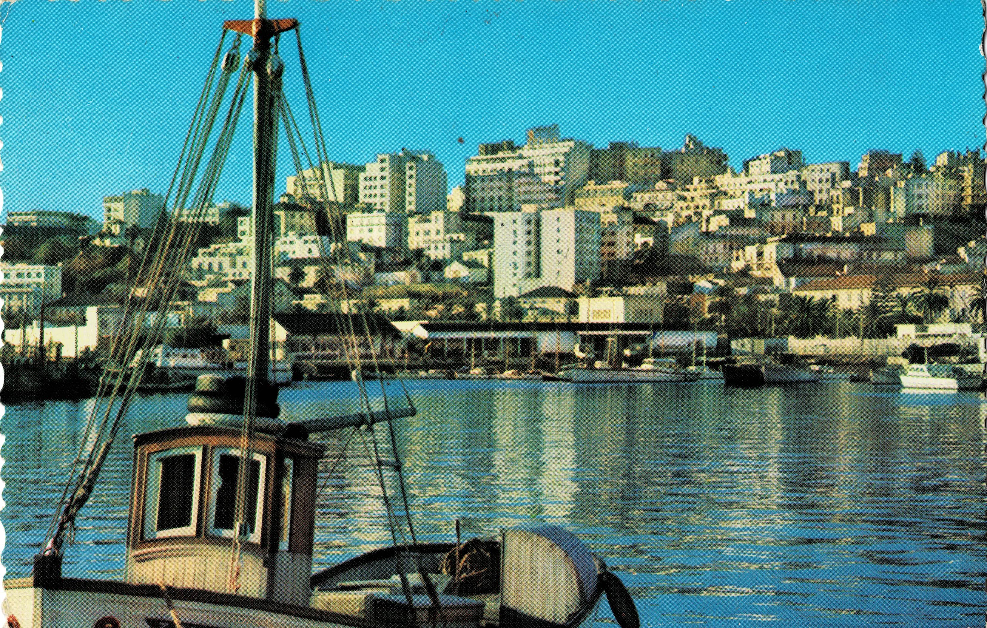 POSTAL DE MARRUECOS. TANGER VUE SUR LA VILLE