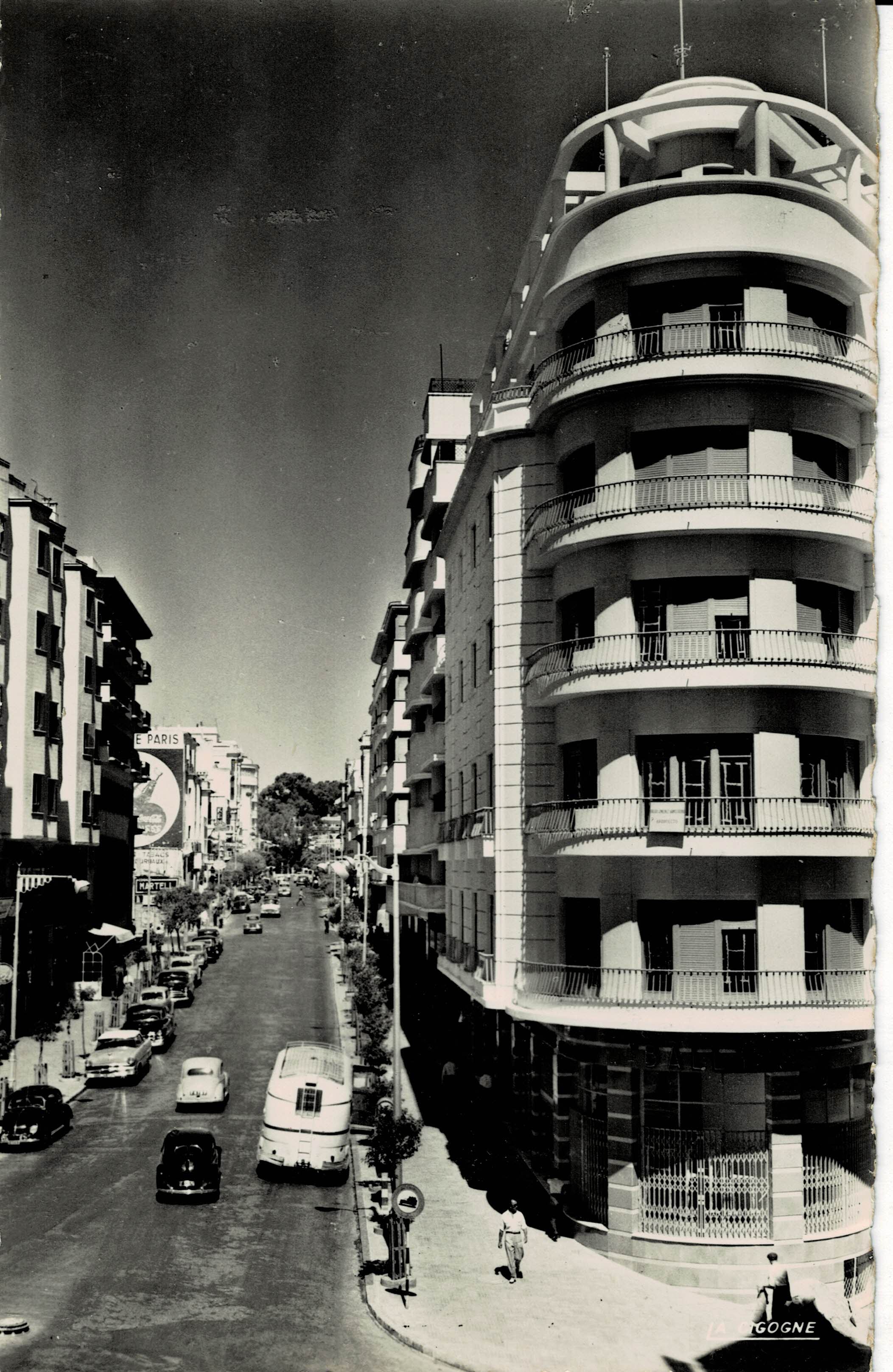 POSTAL DE MARRUECOS. TANGER BOULEVARD PESTEUR