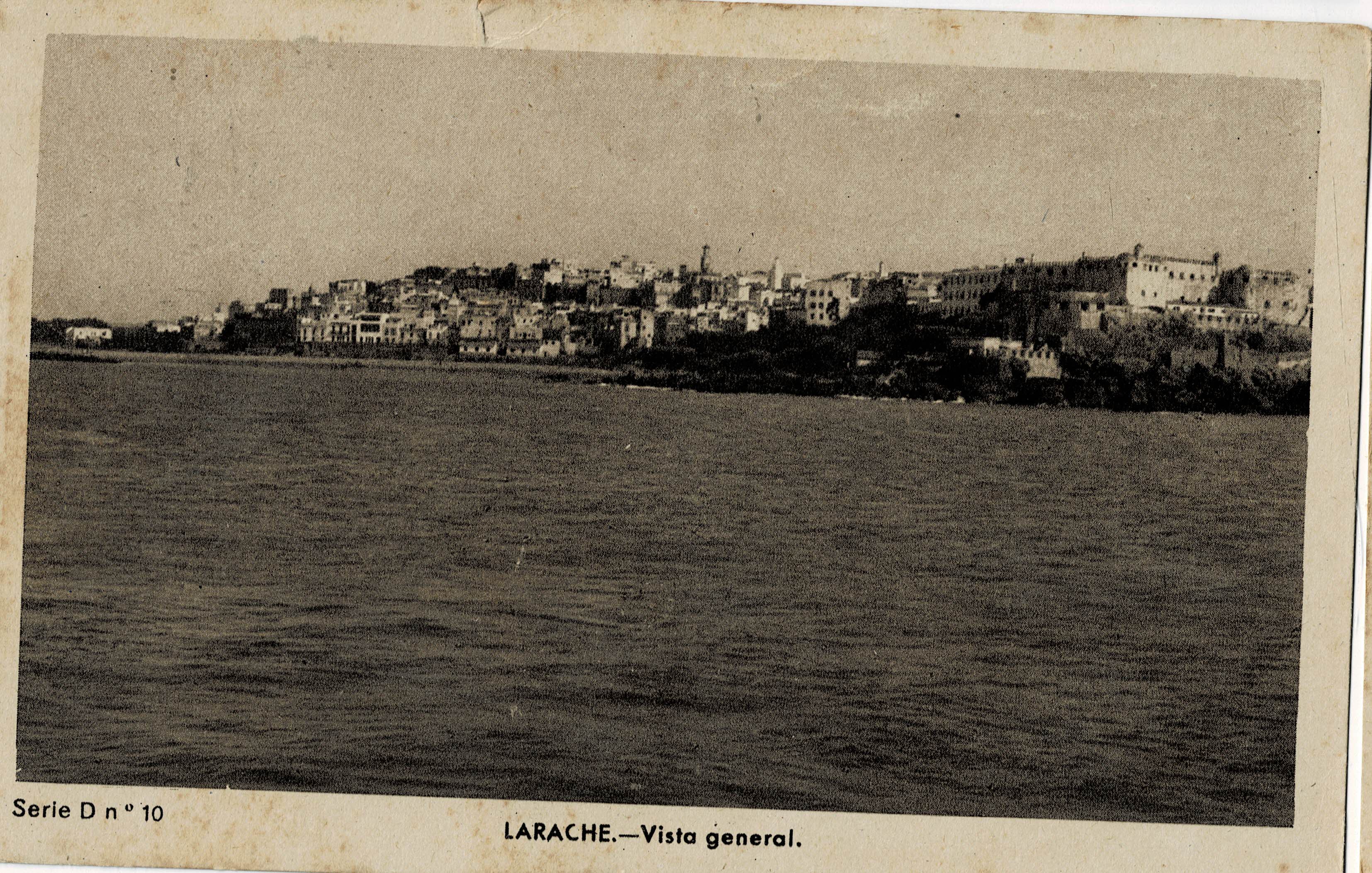 POSTAL DE MARRUECOS. LARACHE. VISTA GENERAL