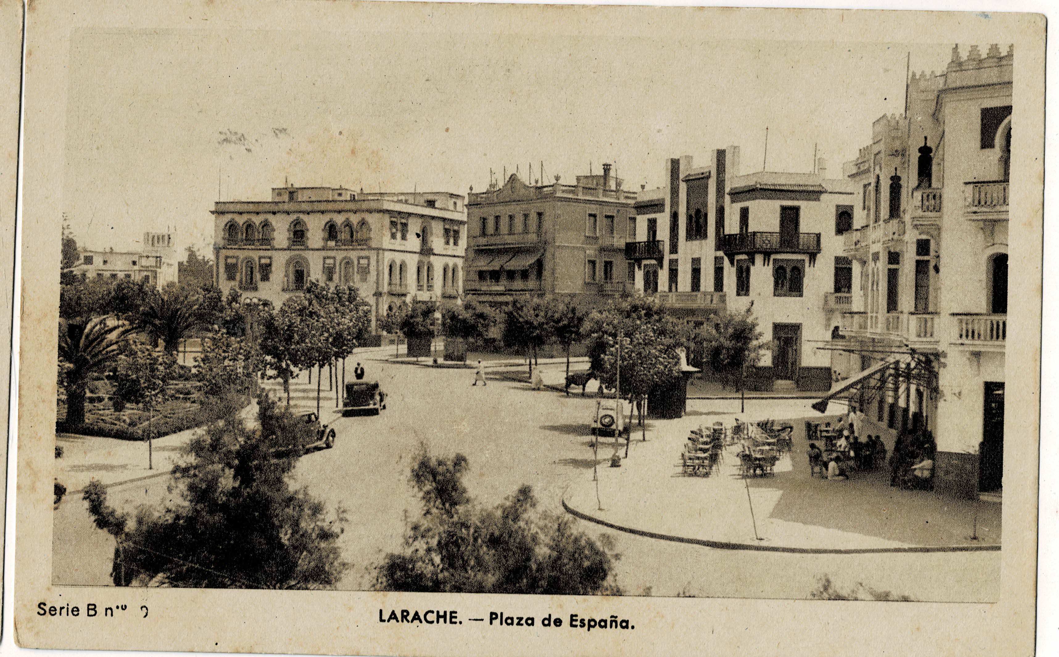 POSTAL DE MARRUECOS. LARACHE. PLAZA DE ESPAÑA