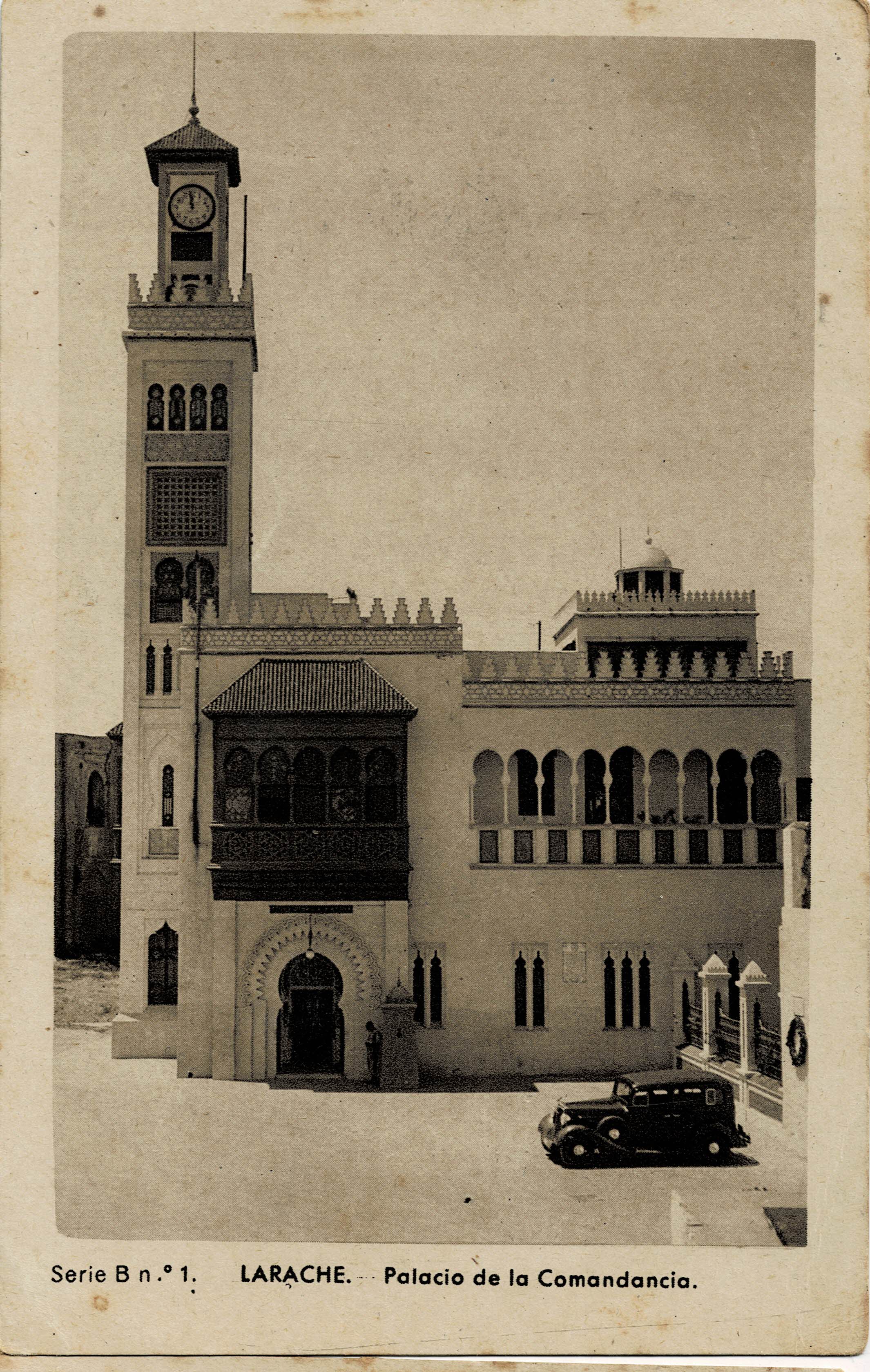 POSTAL DE MARRUECOS. LARACHE. PALACIO DE LA COMANDANCIA