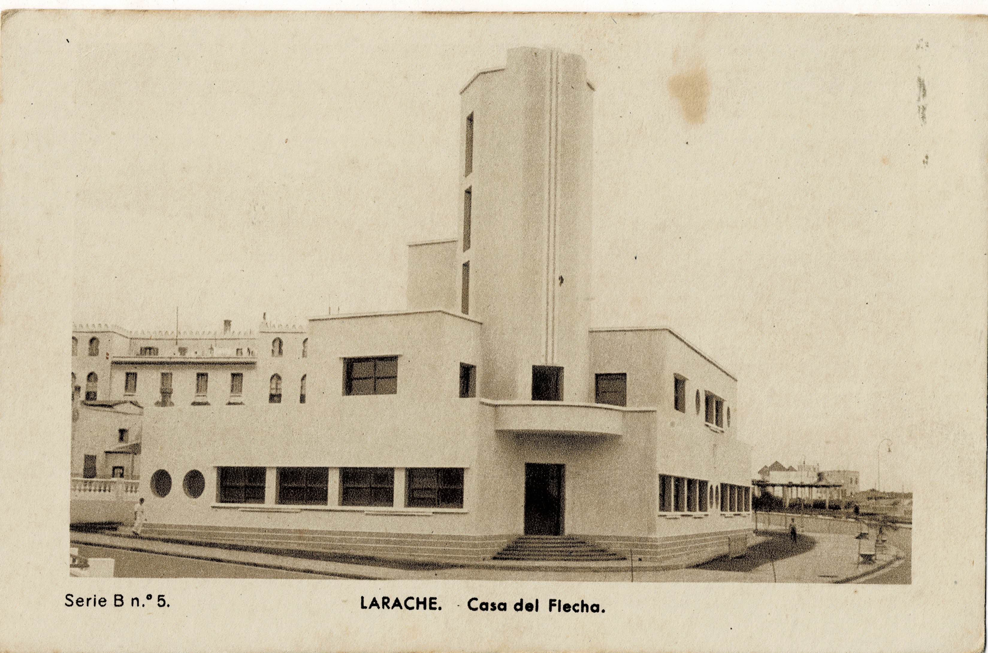 POSTAL DE MARRUECOS. LARACHE. CASA DEL FLECHA