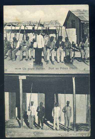 POSTAL DE HAITI - UN POSTE HAITIEN, POR AU PRINCE