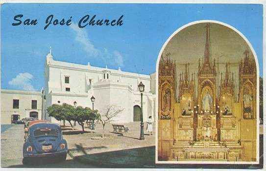 POSTAL DE PUERTO RICO. SAN JOSE CHURCH