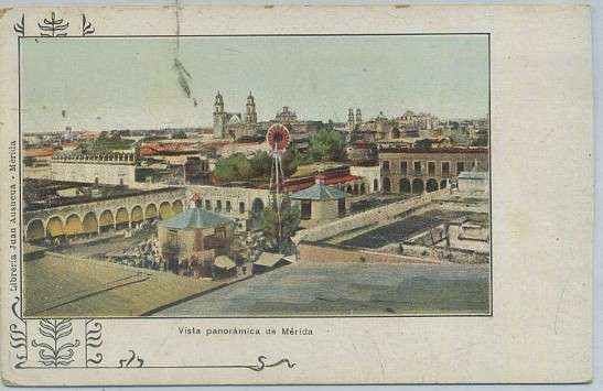 POSTAL DE MEXICO. MERIDA. VISTA PANORAMICA.
