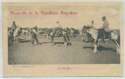 POSTAL DE ARGENTINA. RECUERDOS DE LA REPUBLICA ARGENTINA. LA DOMA