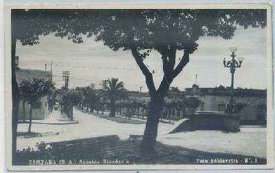 POSTAL DE ARGENTINA. CAMPANA. B. A. AVENIDA RIVADAVIA