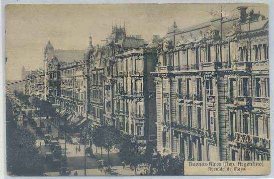 POSTAL DE ARGENTINA. BUENOS AIRES. AVENIDA DE MAYO