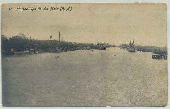 POSTAL DE ARGENTINA. RIO DE LA PLATA. ARSENAL Nº 10