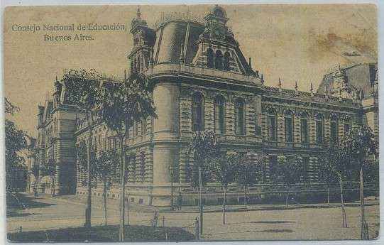 POSTAL DE ARGENTINA. BUENOS AIRES. CONSEJO NACIONAL DE EDUCACION