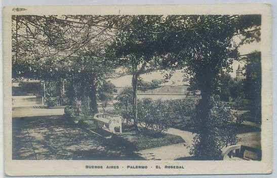 POSTAL DE ARGENTINA. BUENOS AIRES. PALERMO. EL ROSEDAL
