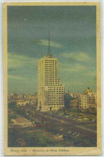 POSTAL DE ARGENTINA. BUENOS AIRES. MINISTERIO DE OBRAS PUBLICAS