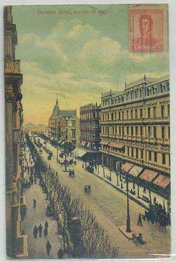 POSTAL DE ARGENTINA. BUENOS AIRES. AVENIDA DE MAYO