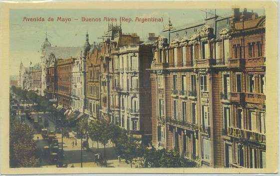 POSTAL DE ARGENTINA. BUENOS AIRES. AVENIDA DE MAYO