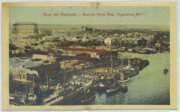POSTAL DE ARGENTINA. BUENOS AIRES. BOCA DEL RIACHUELO Nº 149