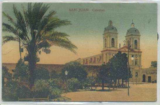 POSTAL DE ARGENTINA. SAN JUAN. CATEDRAL