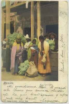 POSTAL DE MEXICO. TIPOS INDIOS