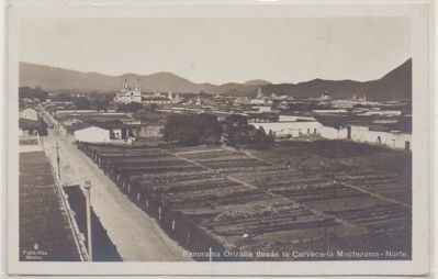POSTAL DE MEXICO. PANORAMA. ORIZABA DESDE LA CERVERCERIA MOCTEZUMA-NORTE
